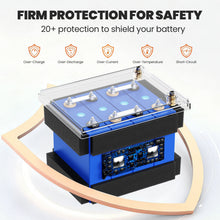KEEPBATT 12V 100Ah LiFePO4 Batterie mit 14.6 20A Schnellladegerät Tieftemperaturschutz für Elektromotor