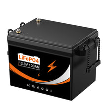 KEEPBATT 12V 100Ah LiFePO4 Batterie mit 14.6 20A Schnellladegerät Tieftemperaturschutz für Elektromotor