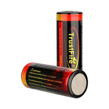 2 pcs 26650 Wiederaufladbarer 3,7V 5000MAh Lithium Ionen Akku mit Geschützter Platine für LED-Taschenlampen