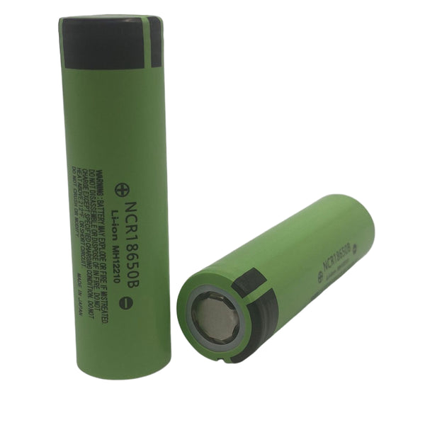 2pcs 3.7V 3400mAh NCR18650B Flache Spitzen Lithium Batterie für Taschenlampe kein PCB