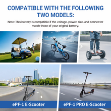 36V 14AH 10S4P Ersatzakku für ePowerFun ePF-1/ ePF-1 PRO E-scooter 250W 350W 500W