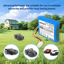 18,5V 3400mAh Li-Ionen-Ersatzakku kompatibel mit Husqvarna Automower 310  Mähroboter