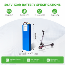 50.4V 13Ah Lithium Batterie für den SXT Buddy PRO eKFV E-Scooter Lange Akkulaufzeit
