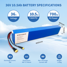 36V 10.5Ah Lithium Akku für SXT BUDDY V2/ V2-EKFV E-Scooter Schnellladen