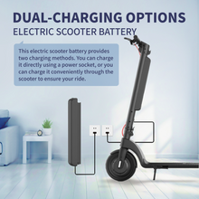 36V 10Ah Lithium Akku für HX X8-HOS01 E-Scooter Schnellladen Lange Akkulaufzeit