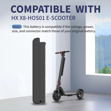 36V 10Ah Lithium Akku für HX X8-HOS01 E-Scooter Schnellladen Lange Akkulaufzeit