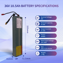 Hochleistungs-Lithium-Ionen-Ersatzakku 36V 10.5Ah für den M365 E-Scooter