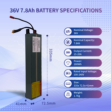 Hochleistungs-Lithium-Ionen-Ersatzakku 36V 7,8Ah für den M365 E-Scooter