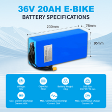 36V 20AH Elektrofahrrad Roller Lithium batterie mit 30A BMS 42V 2A Ladegerät