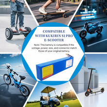 EU-Versand KEEPBATT 36V 7,5Ah Ersatzakku Batterie für KuKirin S1 PRO E-Scooter