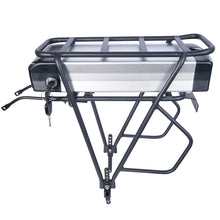 EU Lagerhaus 48V 31.2Ah E-Bike Gepäckträger Akku Set, LG 21700 A-Grade Zellen, inkl. 4A Schnellladegerät, V-Brake Halterung
