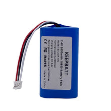 NTC 7,4V 18650 2S1P 2600mAh Akku für Canton Musicbox XS 3-polig 2.0-3P/2.54-3P