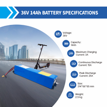 36V 14AH 10S4P Ersatzakku für ePowerFun ePF-1/ ePF-1 PRO E-scooter 250W 350W 500W
