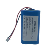 NTC 7,4V 18650 2S1P 2600mAh Akku für Scheinwerfer Taschenlampe XH2.54-2P Beachten Polarität
