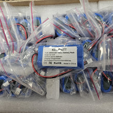NTC 7,4V 18650 2S1P 2600mAh Akku für Scheinwerfer Taschenlampe XH2.54-2P Beachten Polarität