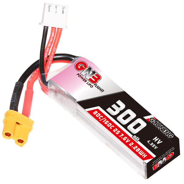 2Stk 7.6V 300mah Ersatz-Akku für Multiplex Roxxy HV LiPo – 7,6V 300mAh 2S 80C XT30