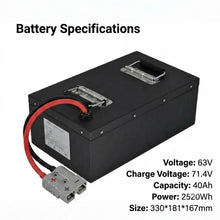 60V Lithium-Ionen-Akku für Econelo J4000 Seniorenmobil – 63V 40Ah Lithium Upgrade-Batterie