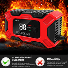 E-FAST Autobatterie-Ladegerät Reparatur 12V Ladegerät für Motorradbatterie Ladung Blei Säure Batterie Ladegerät