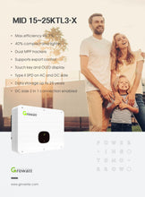 Growatt 25000W 25KW all in one intelligenter Solarwechsler für Solarmodule dualer MPTT Solarwechsler 3-phasig am Netz MID 25KTL3-X IP65