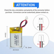 KB-LP102030 LiPo 3,7V 500mAh Wiederaufladbare Lithium Polymer Batterie