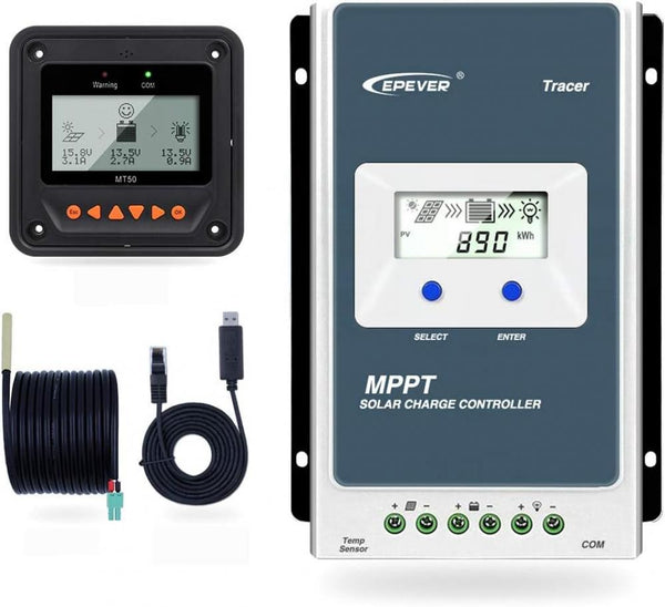 MPPT-Solar Ladegerät Tracer AN-Serie 30A Mit 12 V/24 V DC Automatischem Spannungserkennungssystem 30 A + MT50