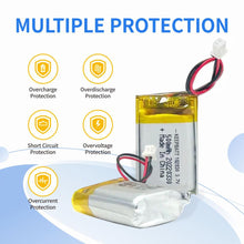 KB-LP102030 LiPo 3,7V 500mAh Wiederaufladbare Lithium Polymer Batterie