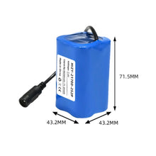21700 2S2P 7.4V 9600mah Wiederaufladbarer Akku mit DC Stecker für Led-Licht