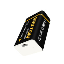 1000mAh Micro USB 9V BESTON Hochwertiger Li-Ionen-Akku für Multimeter und elektronische Instrumente
