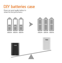 18650 Akku Ladegerät Praktisch DIY tragbares Batteriegehäuse 18650 Li-Ion Akku Powerbank