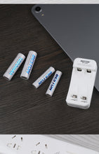 Intelligent USB-Ladegerät mit 2 Steckplätzen für wiederauf lad bares AA AAA Ni-MH-Ladegerät Beston