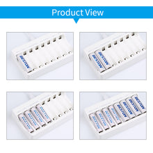 8 Kanal Smart Fast AA AAA Wiederauf lad bares Ladegerät USB-Ladegerät Beston C9010