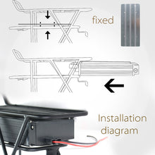 EU Lagerhaus 48V 31.2Ah E-Bike Gepäckträger Akku Set, LG 21700 A-Grade Zellen, inkl. 4A Schnellladegerät, V-Brake Halterung