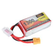 2 Packs 3S 11,1V 1300mAh 100C Softcase Lipo Akku mit XT60 Stecker für RC Car, Qav250, Vortex,Airplane Helicopter Drone and FPV