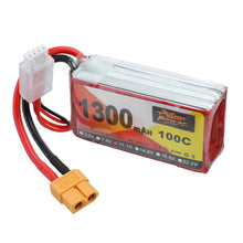 2 Packs 3S 11,1V 1300mAh 100C Softcase Lipo Akku mit XT60 Stecker für RC Car, Qav250, Vortex,Airplane Helicopter Drone and FPV