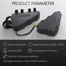 EU Lagerhaus 48V 20AH U004 Ebike Motor Lithium-ionen Batterie Elektrische Fahrrad 50A BMS wasserdichte Dreieck mit Ladegerät Im Freien