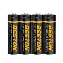 4 × 1,5 V 3500 mWh Langlebige USB-wiederaufladbare Doppel-A-Li-Ionen-Batterien Beston Lithium-Batteriezelle