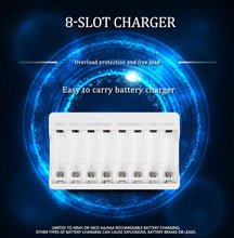 8 Kanal Smart Fast AA AAA Wiederauf lad bares Ladegerät USB-Ladegerät Beston C9010