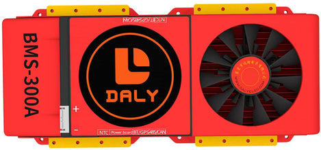Daly smart bms Li-ion 7S 24V 300A with Fan  bluetooth 52130257