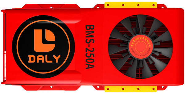 Daly smart bms Li-ion 13S 48V 250A with Fan bluetooth 52 130 235