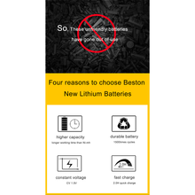 4 × 1,5 V 3500 mWh Langlebige USB-wiederaufladbare Doppel-A-Li-Ionen-Batterien Beston Lithium-Batteriezelle