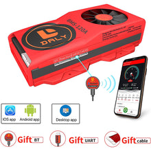 Daly smart bms Lifepo4 12S 36V 120A with Fan bluetooth 50 120 209