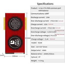Daly smart bms Li-ion 17S 60V 250A bluetooth 32130221