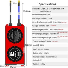 Daly smart bms Li-ion 13S 48V 150A with bluetooth 20 95 212