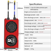 Daly smart bms Lion 3S 12V 120A  bluetooth BMS  boardithium battery protection Board  2095212