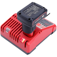 Ersatz für Milwaukee M12 M18 Akkuladegerät 48-59-1812, kompatibel mit Milwaukee 12V-18V M18 Akku 48-11-1852 48-11-1850 M12 48-11-2460