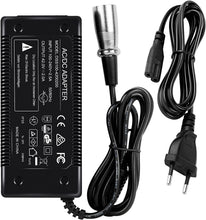 29.4V 2A Netzteil Ladegerät Passend für 24V 10AH Lithium-Ionen Elektroroller E-Bikes mit 3pin Stecker