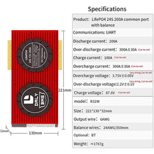 Daly smart bms Lifepo4 24S 72V 200A  bluetooth 32130221