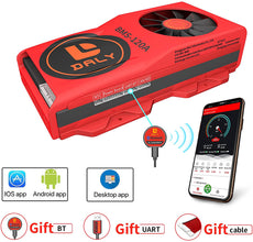 Daly smart bms Li-ion 13S 48V 120A with Fan bluetooth 50 120 209