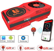 Daly smart bms Lion 3S 12V 120A FAN  bluetooth BMS  boardithium battery protection Board  50120209