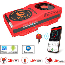 Daly smart bms Lifepo4 12S 36V 150A with Fan bluetooth 50 120 209